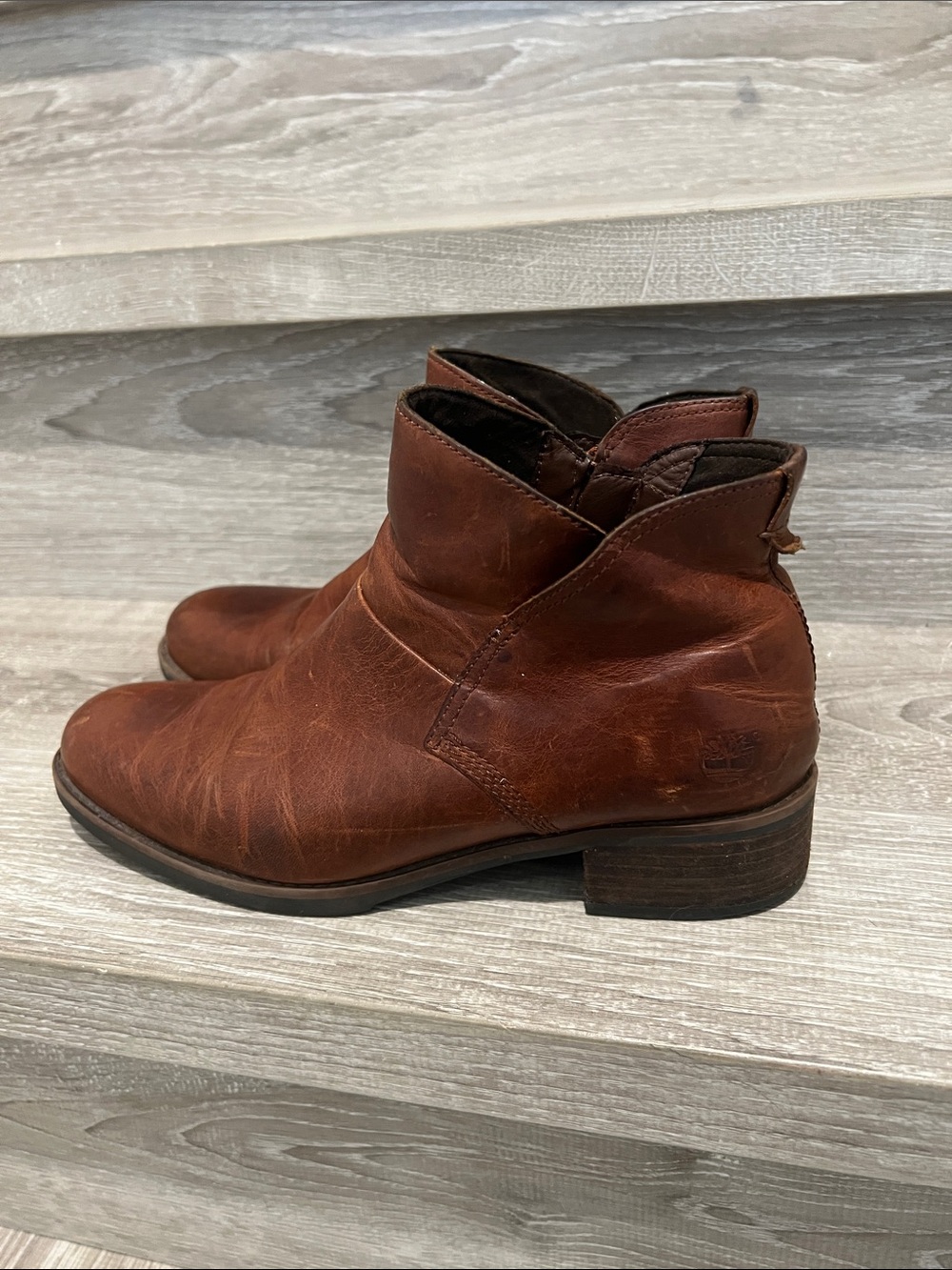 Timberland Brown Leather Ankle Boot